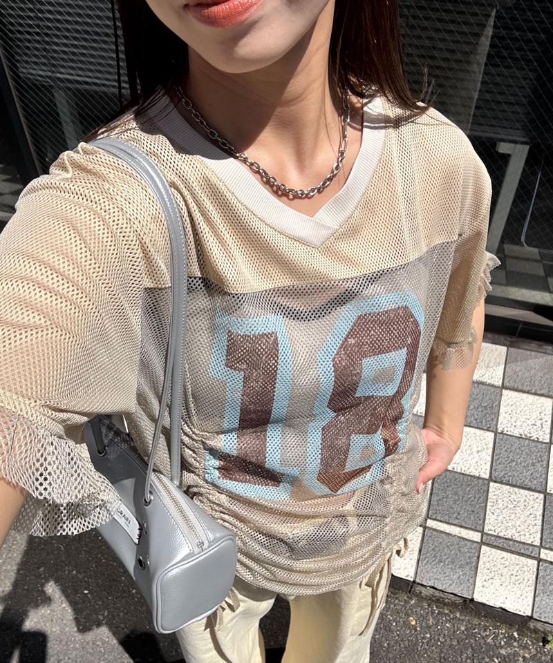メッシュナンバリングシャーリングTee