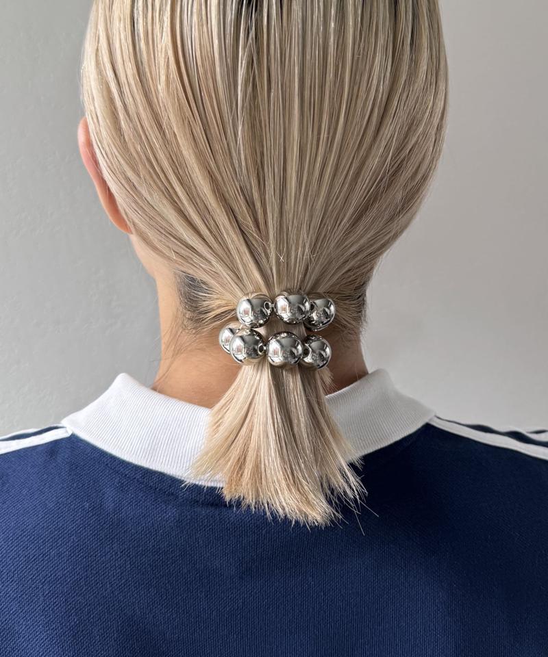 ビーズヘアゴム