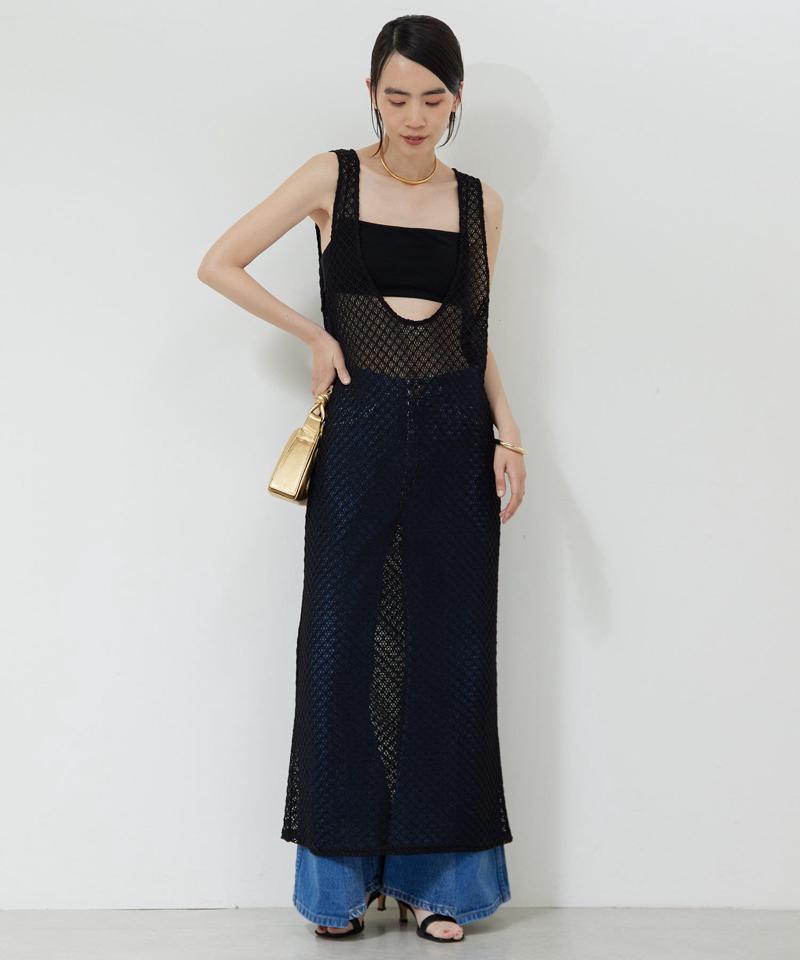 メッシュタンクワンピース