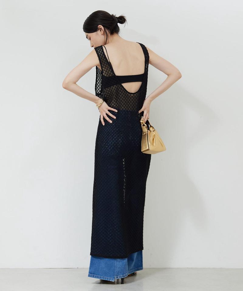 メッシュタンクワンピース