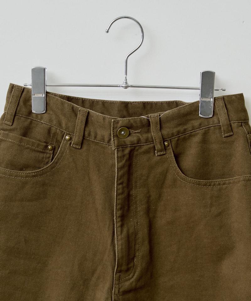 【WHIMSIC/2サイズ展開】フェイデッドプロセシングツイルショートパンツ