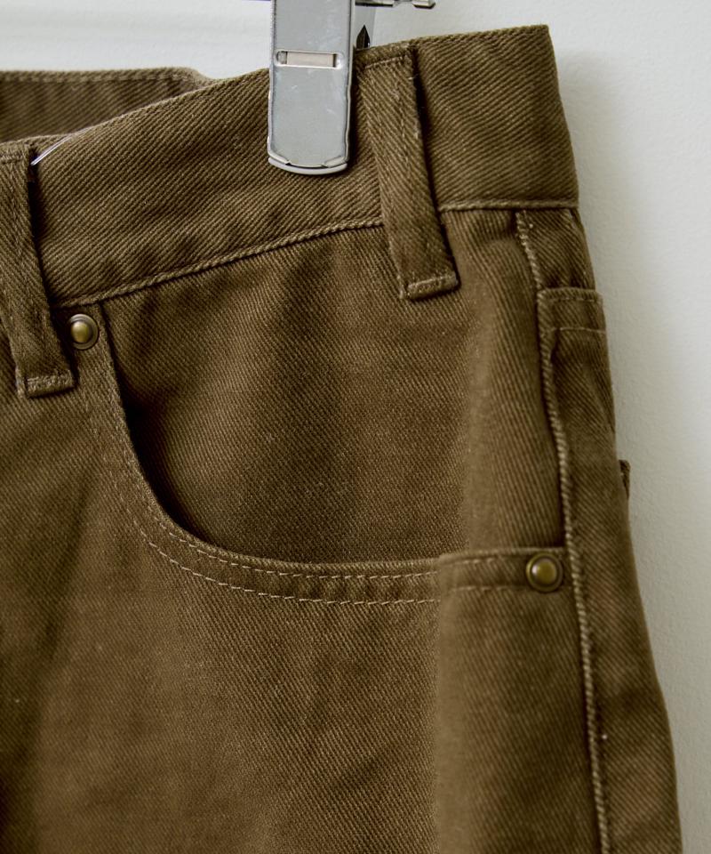【WHIMSIC/2サイズ展開】フェイデッドプロセシングツイルショートパンツ
