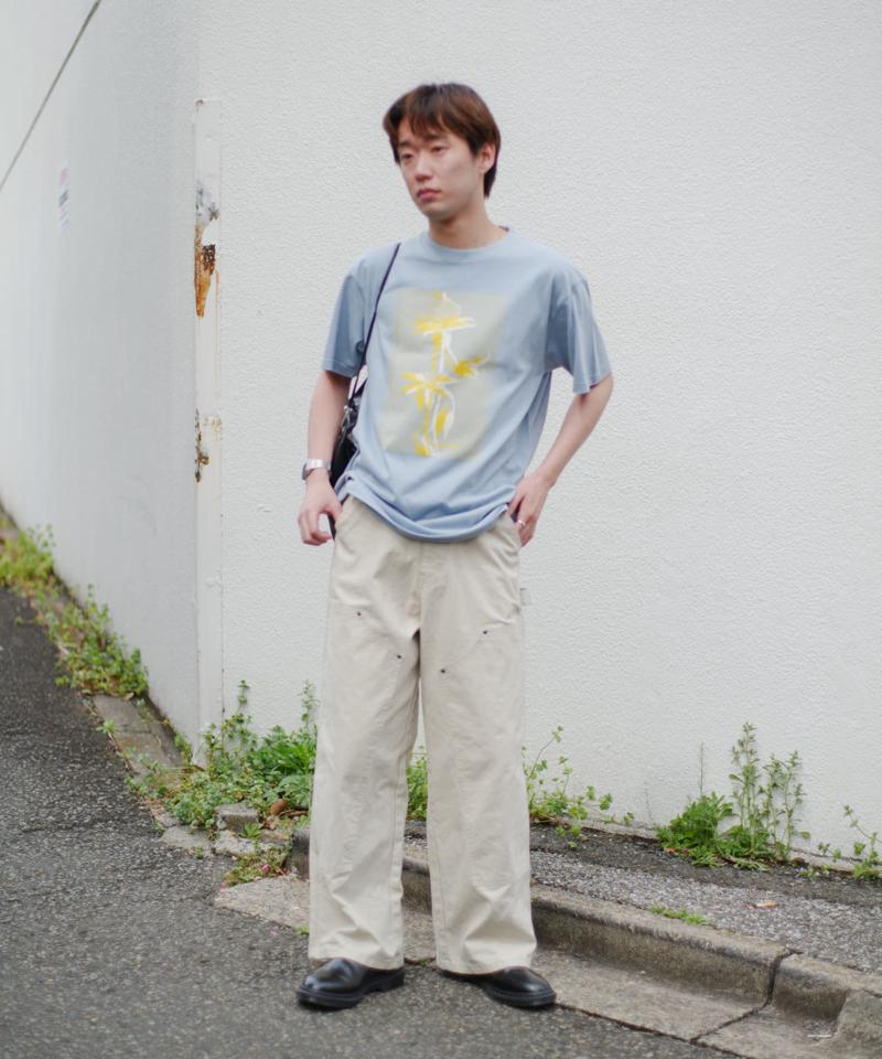 【WHIMSIC/2サイズ展開】シルクスクリーンプリントT
