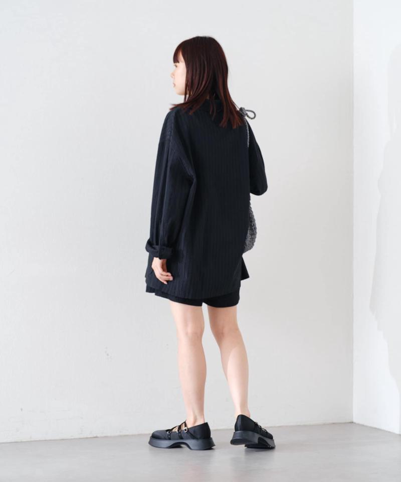 【WHIMSIC/SETUP対応】シアサッカーストライプダブルジャケット