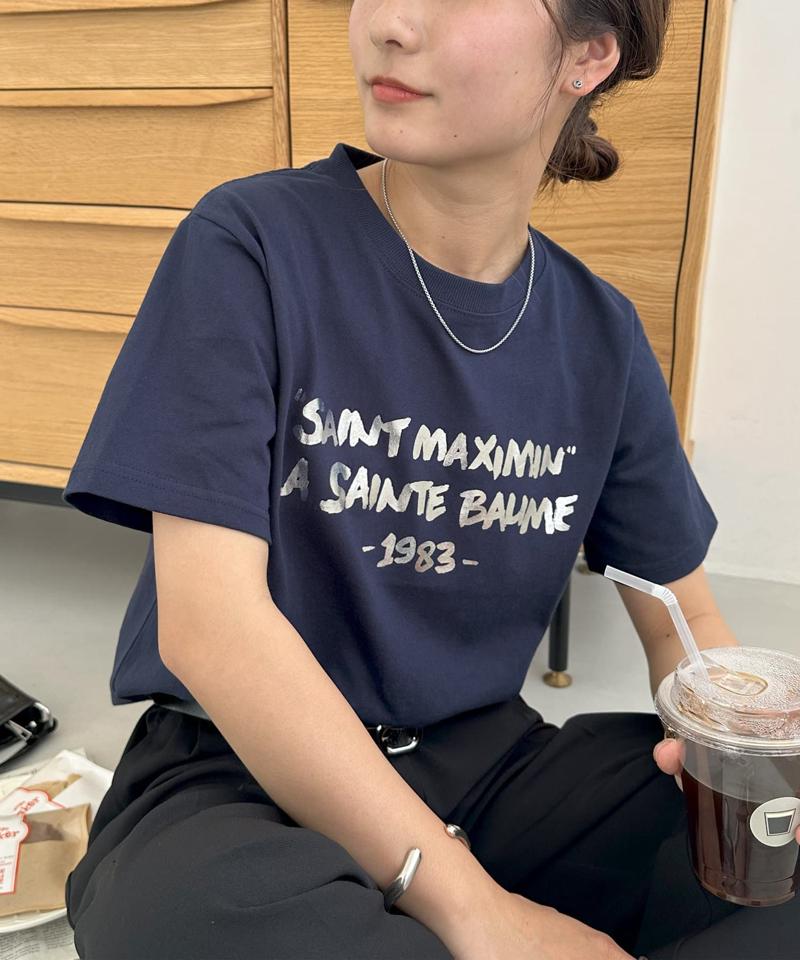 【WEB限定/新色追加!】アソート箔プリントTシャツ