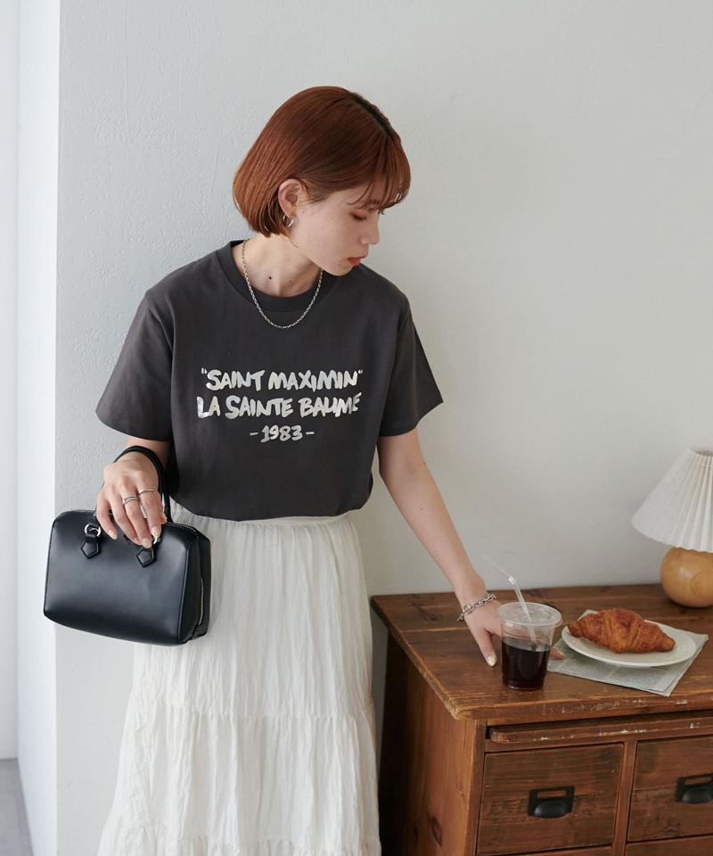 【WEB限定/新色追加!】アソート箔プリントTシャツ