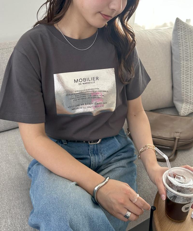 【WEB限定/新色追加!】アソート箔プリントTシャツ