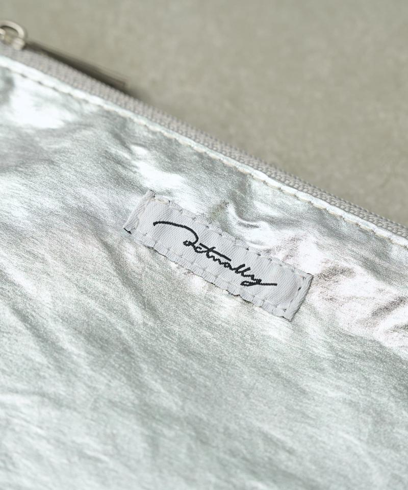 メタリックティッシュポーチ