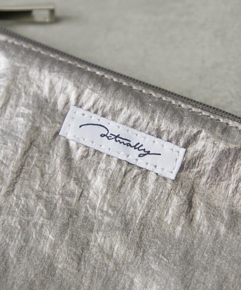 メタリックティッシュポーチ