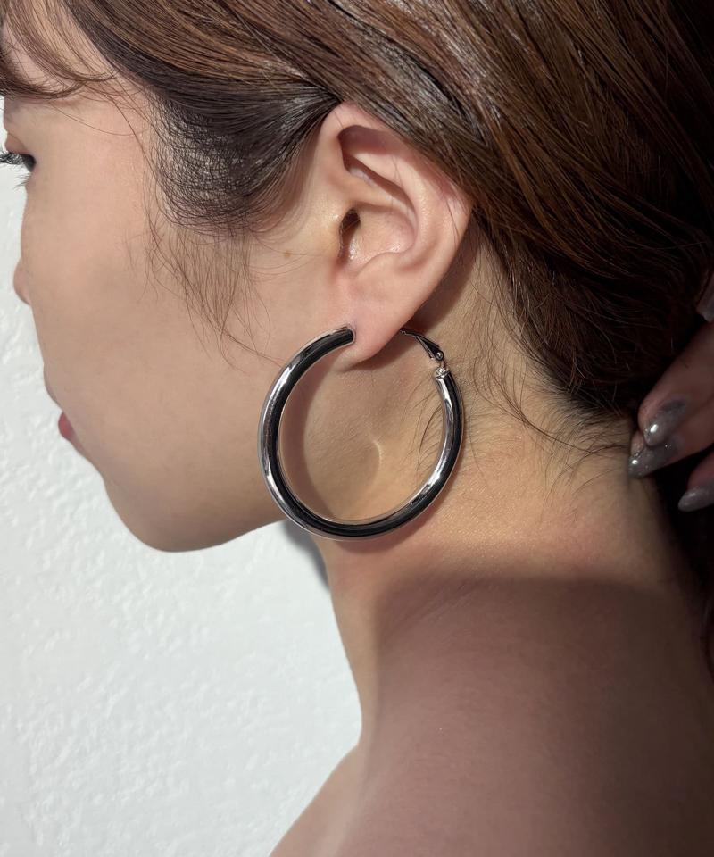 ＜ステンレス＞フープピアス