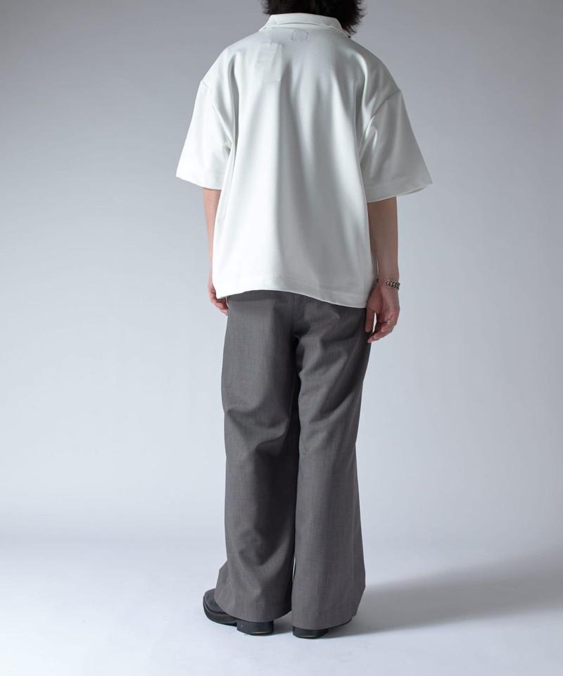 ジョーゼットハーフZIP s/s カットソー