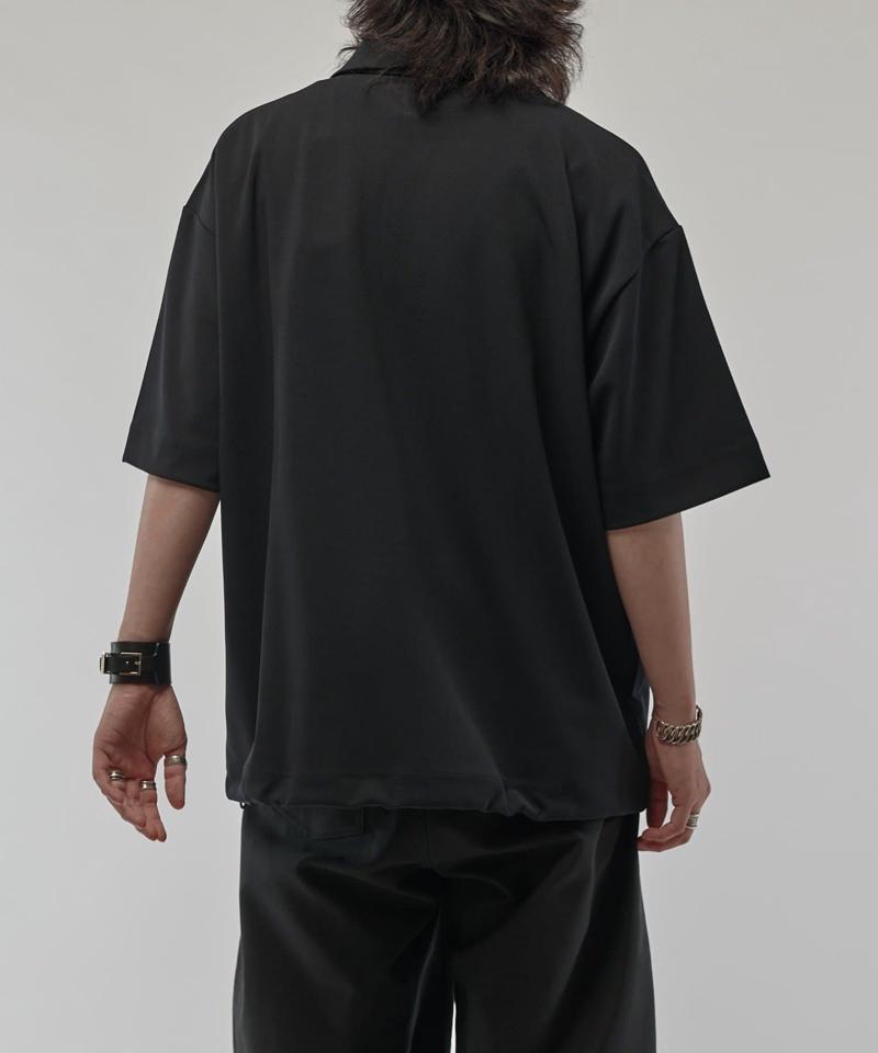 ジョーゼットハーフZIP s/s カットソー