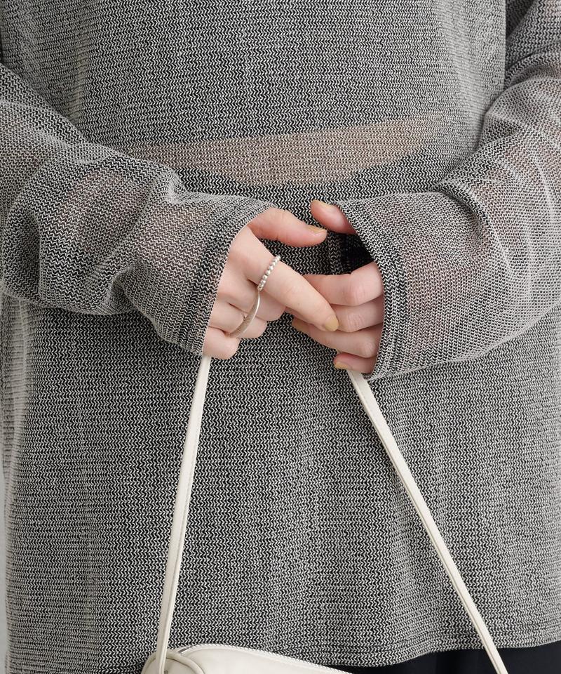 【今から秋まで使える!】2WAYメッシュカーディガン