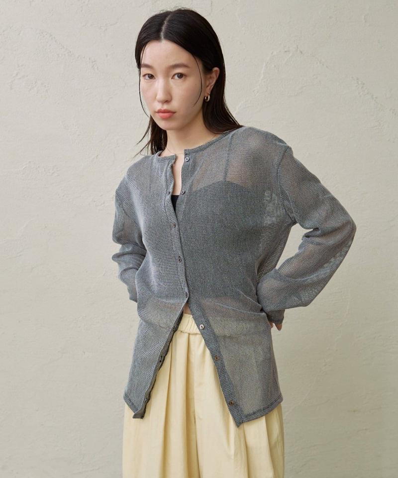 【今から秋まで使える!】2WAYメッシュカーディガン