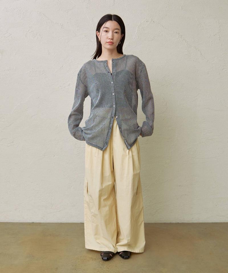 【今から秋まで使える!】2WAYメッシュカーディガン