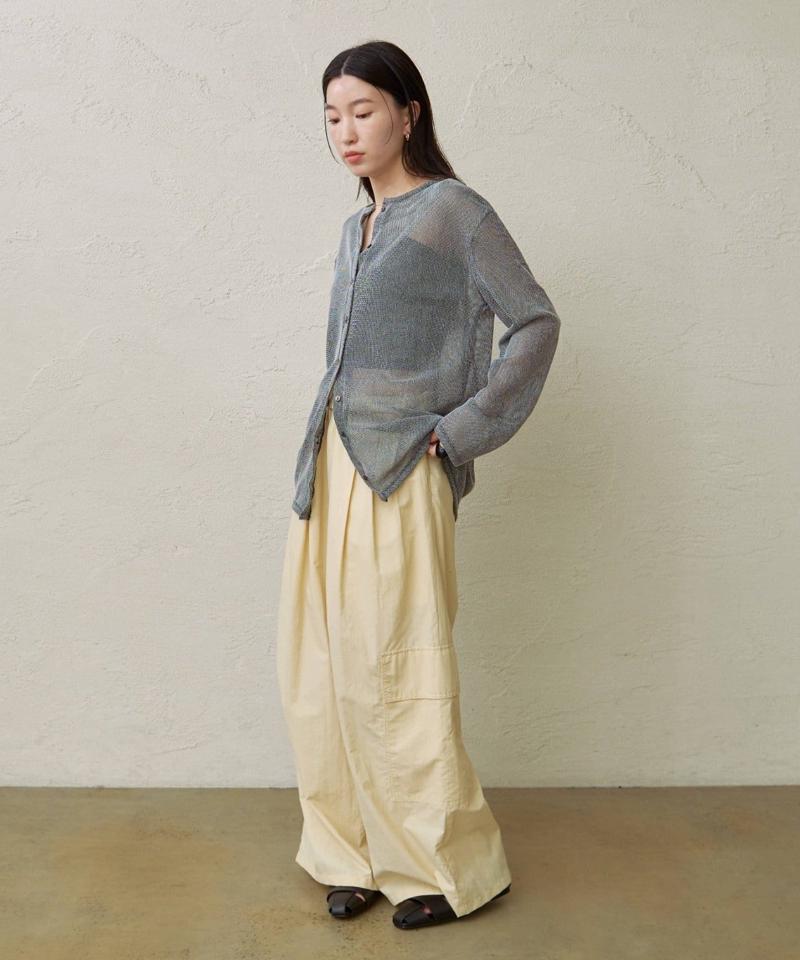 【今から秋まで使える!】2WAYメッシュカーディガン