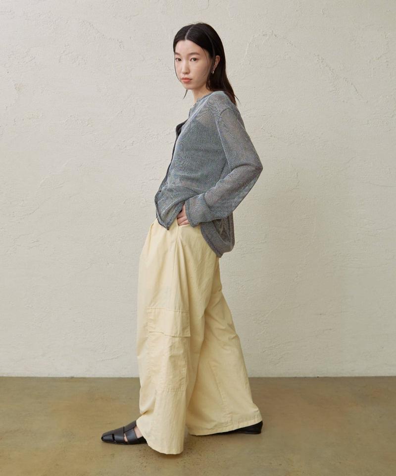 【今から秋まで使える!】2WAYメッシュカーディガン