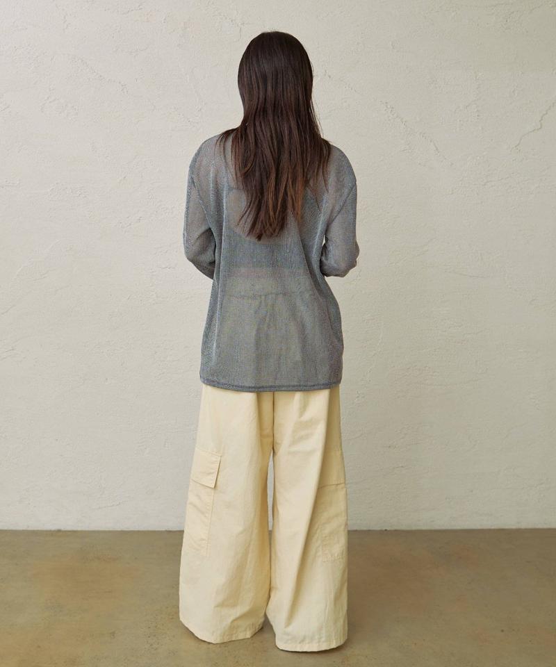 【今から秋まで使える!】2WAYメッシュカーディガン