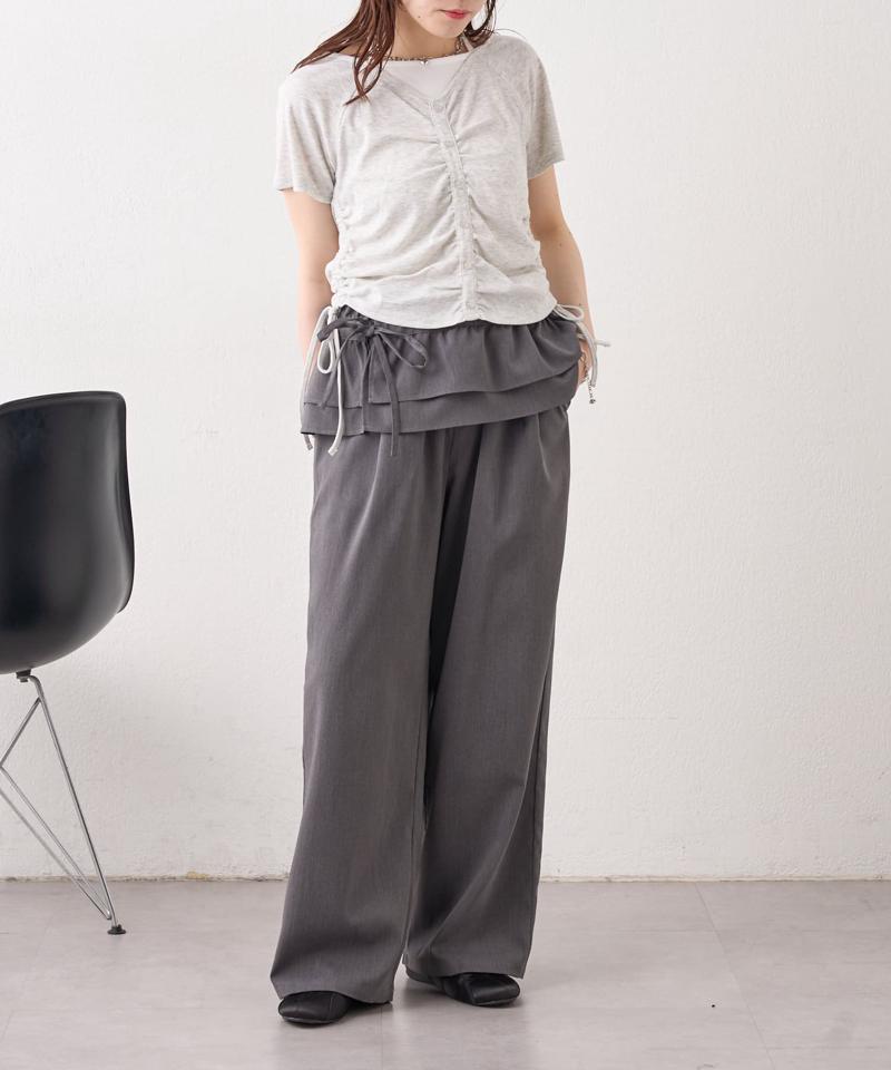【2サイズ展開】フリルSETパンツ