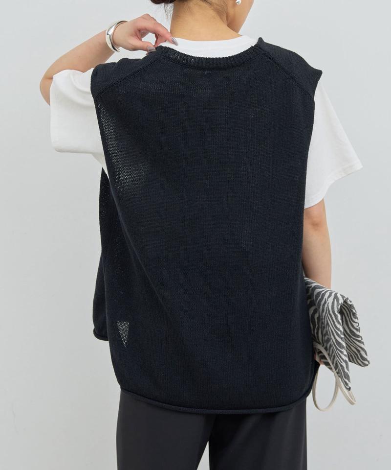 【再販から2日で完売！】【体型カバー】深Vニットプルオーバー