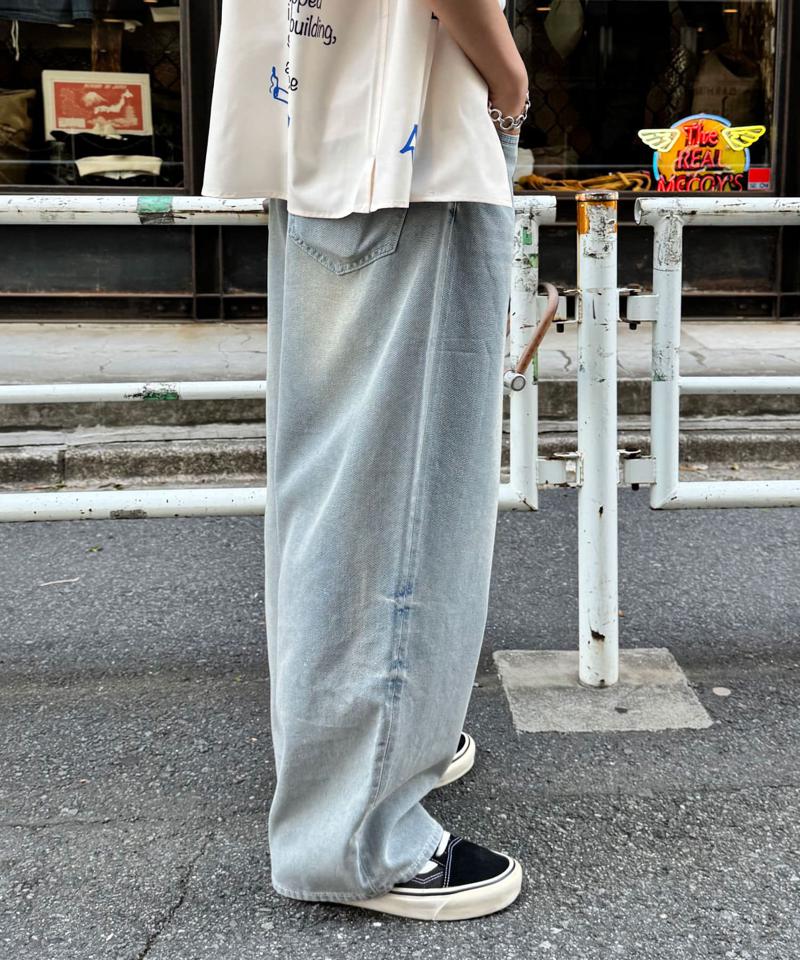 オーバーダイバギーデニム