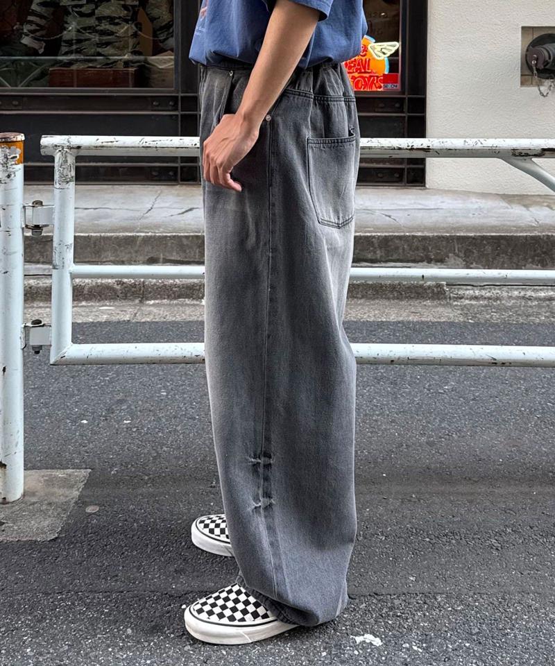 オーバーダイバギーデニム