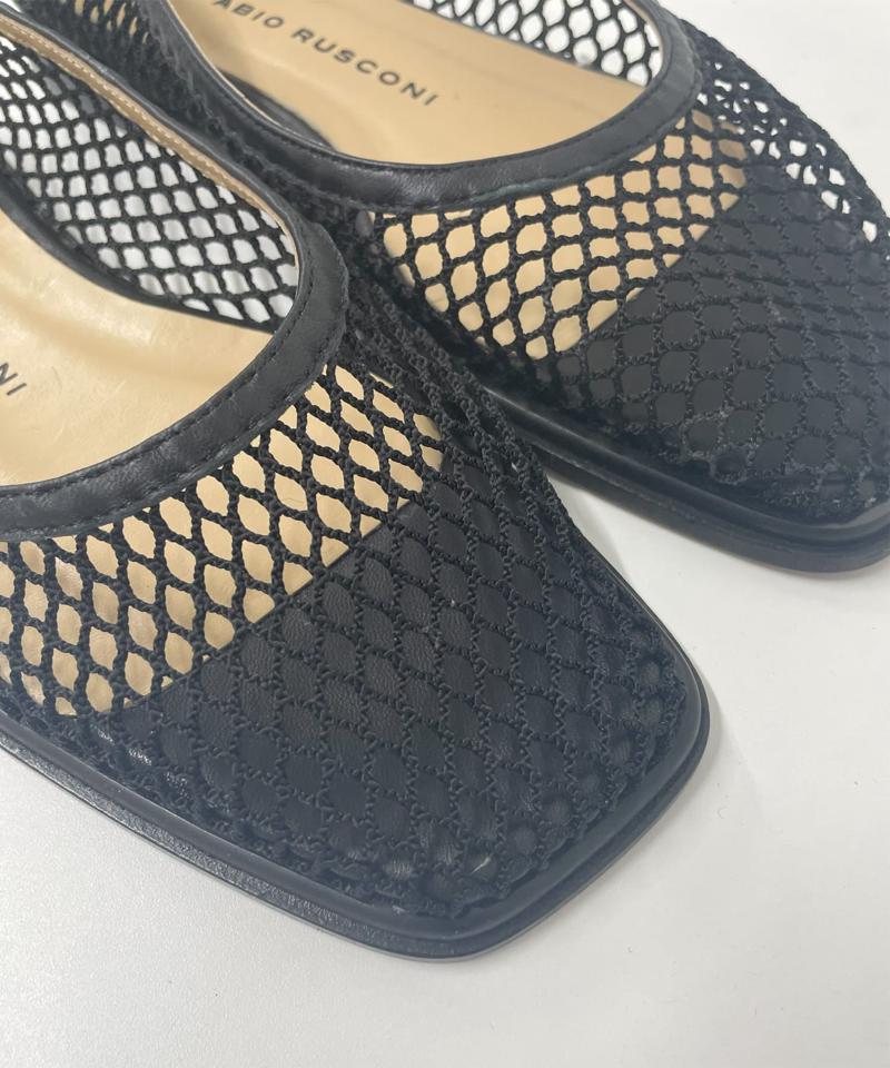 【FABIO RUSCONI】 メッシュパンプス