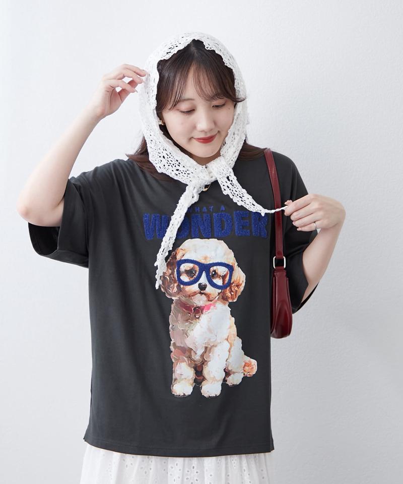 【RMAF】メガネ犬半袖T