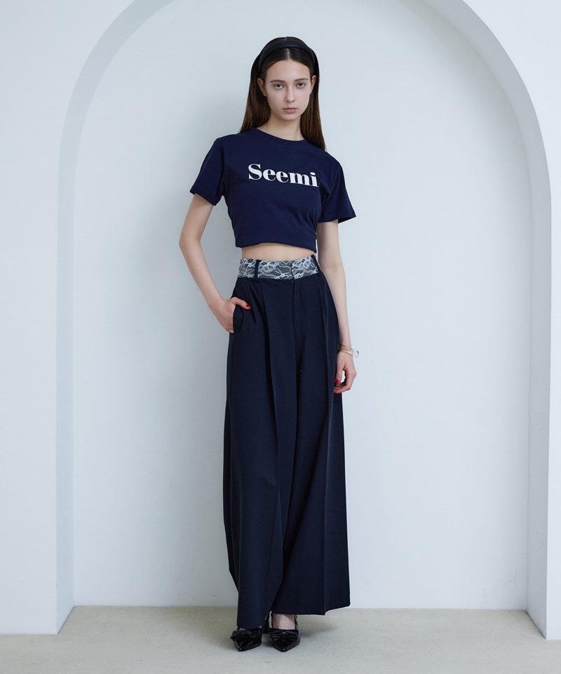 【Seemi.】サスティナブルロゴTシャツ