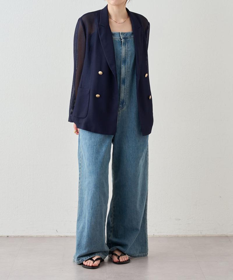《夏の体型カバーに！》メッシュジャケット