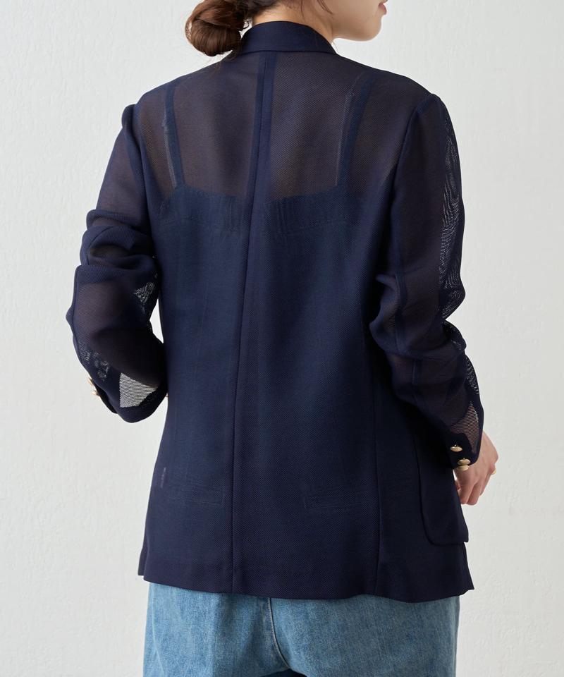 《夏の体型カバーに！》メッシュジャケット