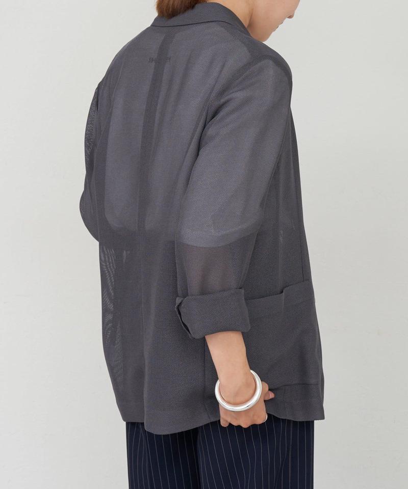 《夏の体型カバーに！》メッシュジャケット