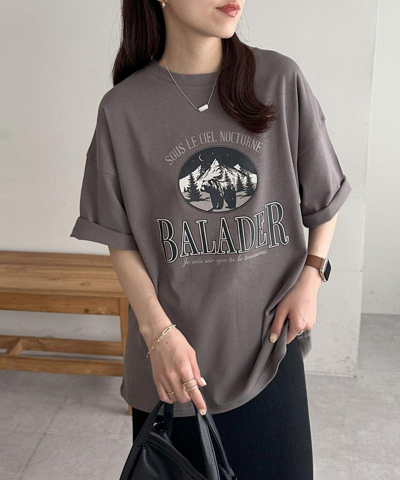 【WEB限定】マウントプリントビッグTシャツ