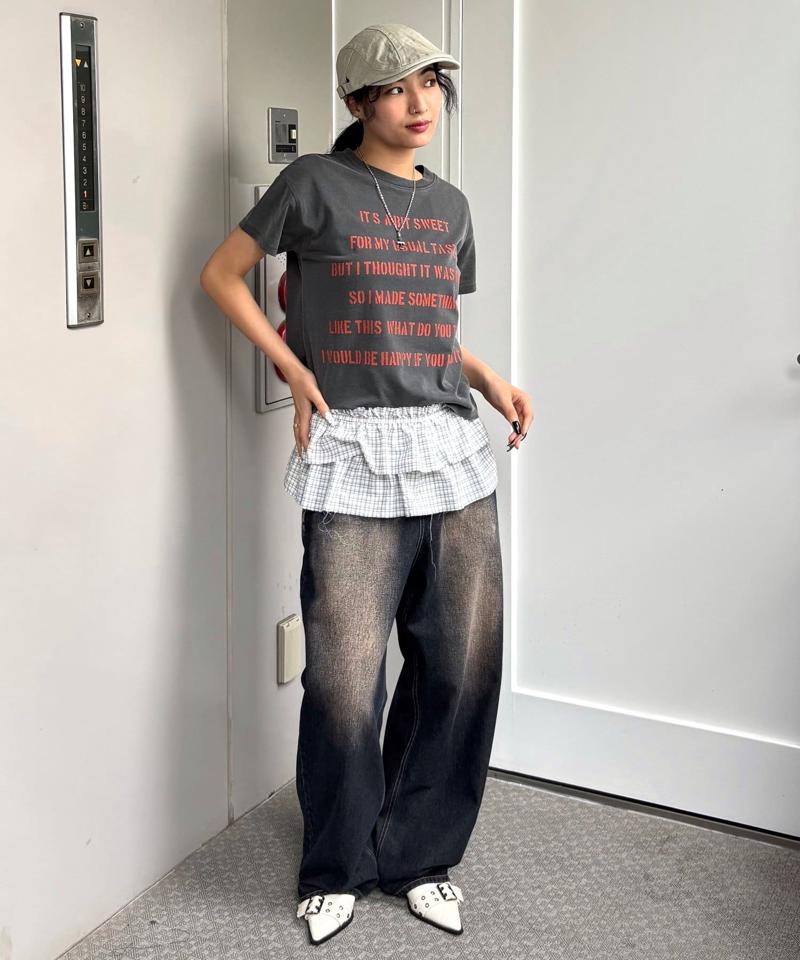 ヴィンテージライクステンシルTEE