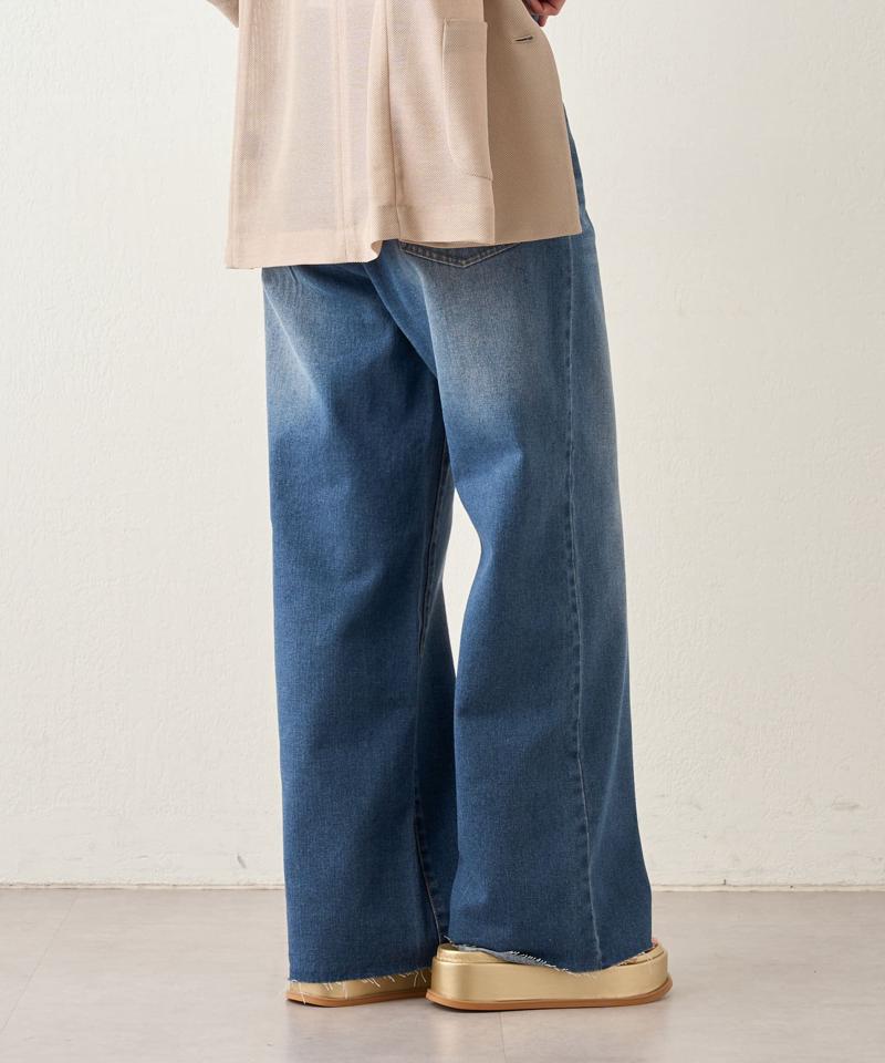 《３サイズ展開/旬なスタイリング》バギーデニム