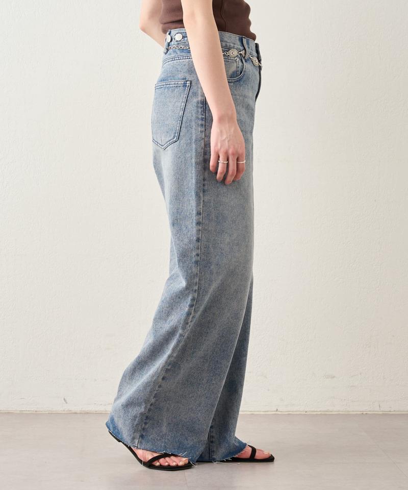 《３サイズ展開/旬なスタイリング》バギーデニム