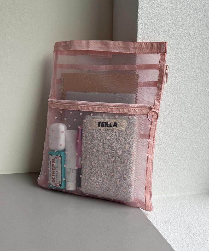 【お客様満足度98%超え♪】【WEB限定】ハートメッシュバッグインバッグ