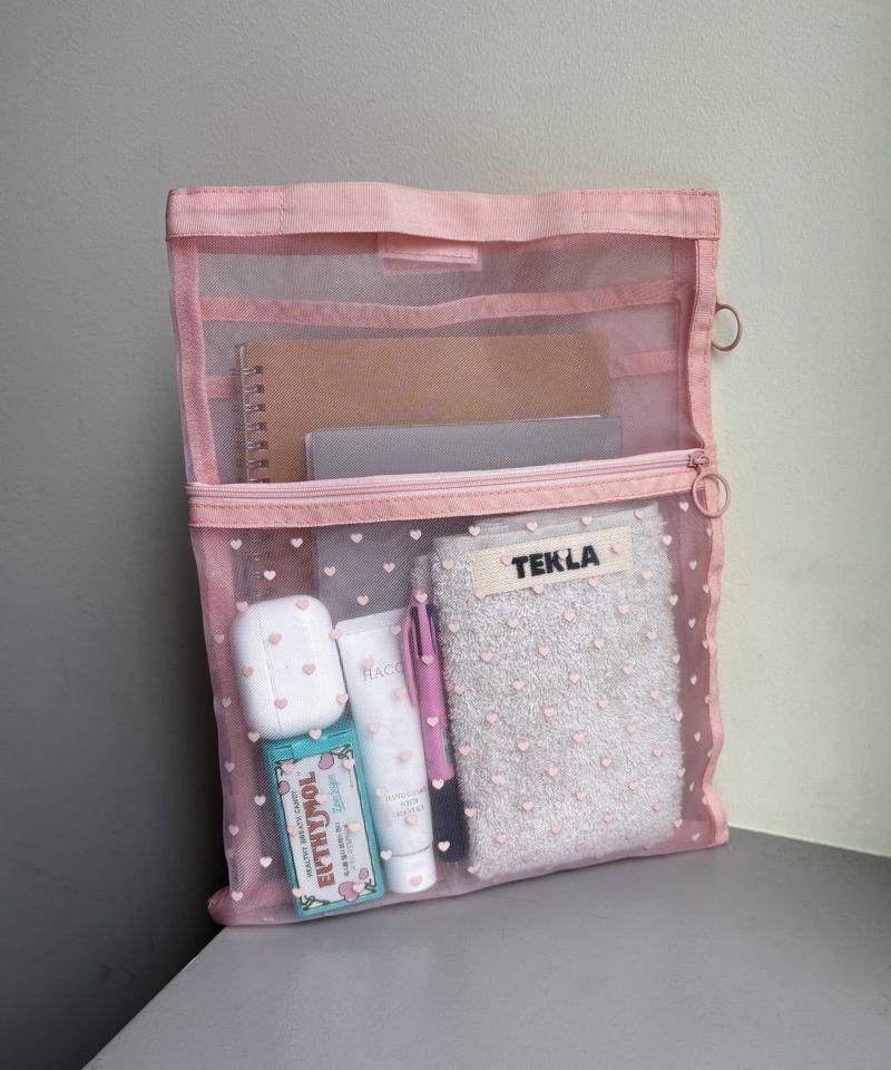 【お客様満足度98%超え♪】【WEB限定】ハートメッシュバッグインバッグ