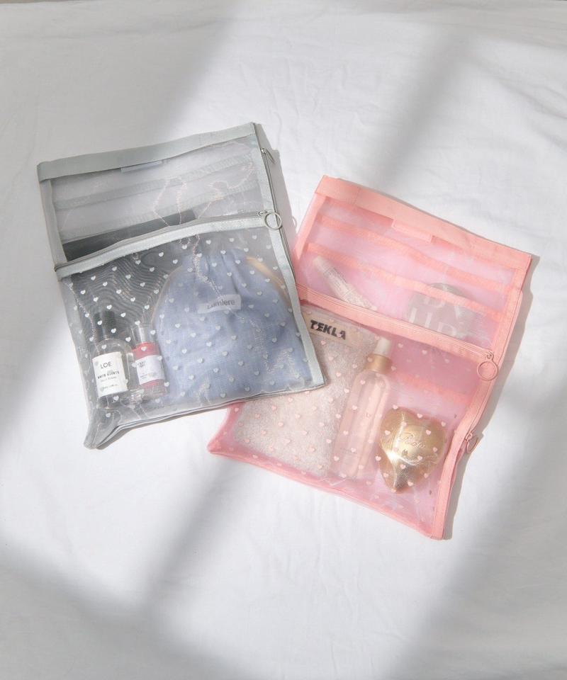 【お客様満足度98%超え♪】【WEB限定】ハートメッシュバッグインバッグ