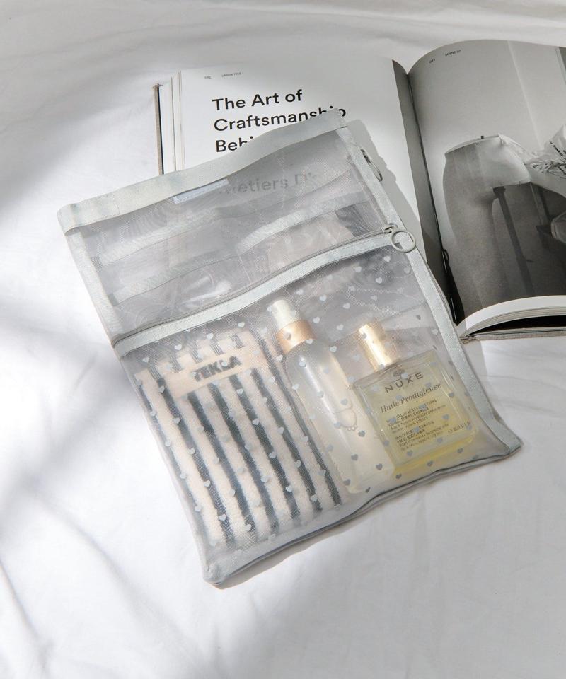 【お客様満足度98%超え♪】【WEB限定】ハートメッシュバッグインバッグ