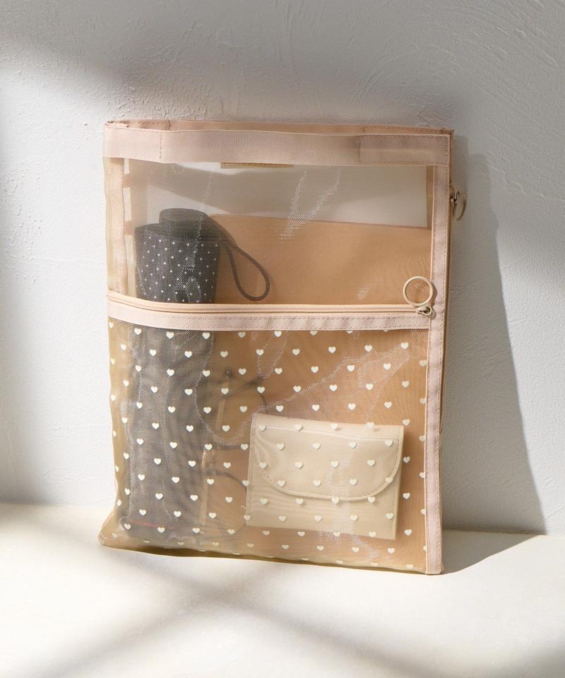 【WEB限定】ハートメッシュバッグインバッグ