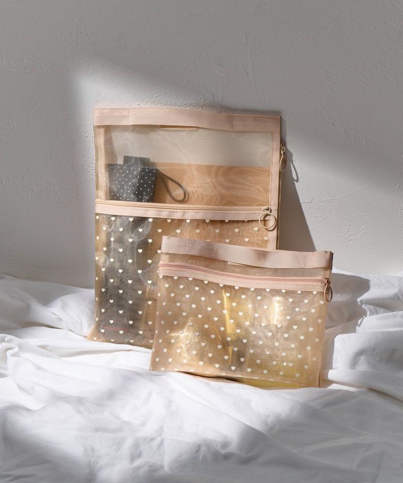 【WEB限定】ハートメッシュバッグインバッグ