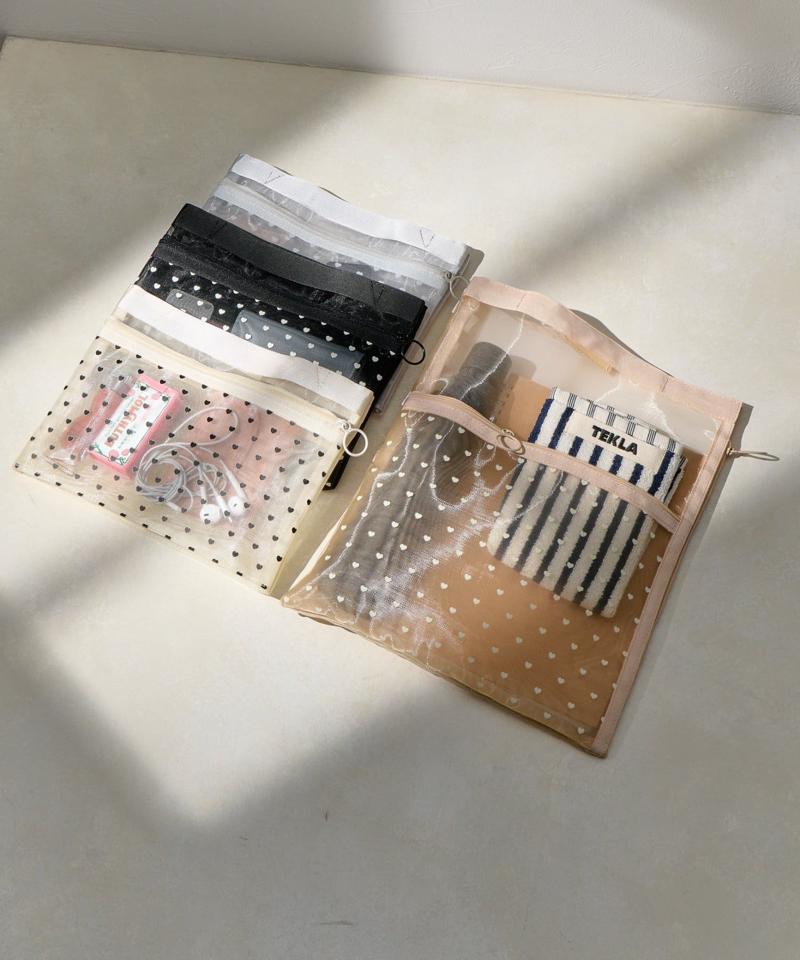 【WEB限定】ハートメッシュバッグインバッグ