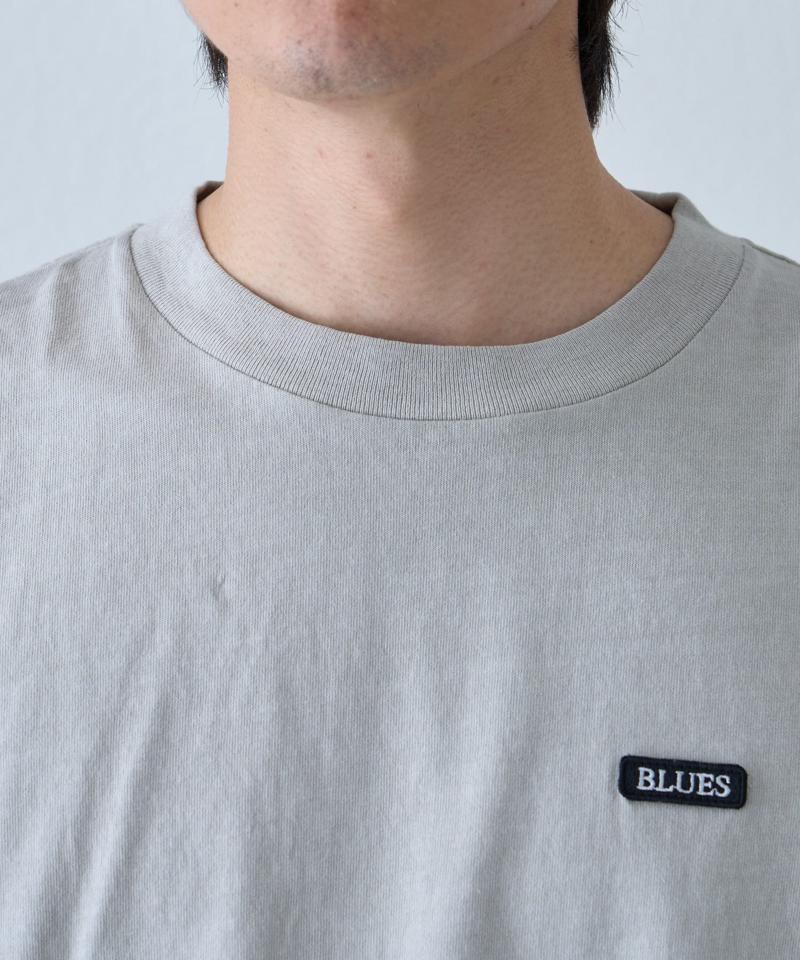 【ユニセックス】オーバーダイボックスロゴステッチTee