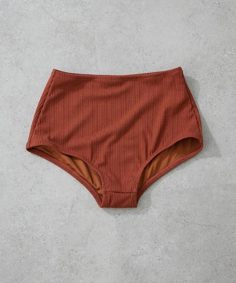 【WEB限定】ランダムリブペプラム水着3点セット