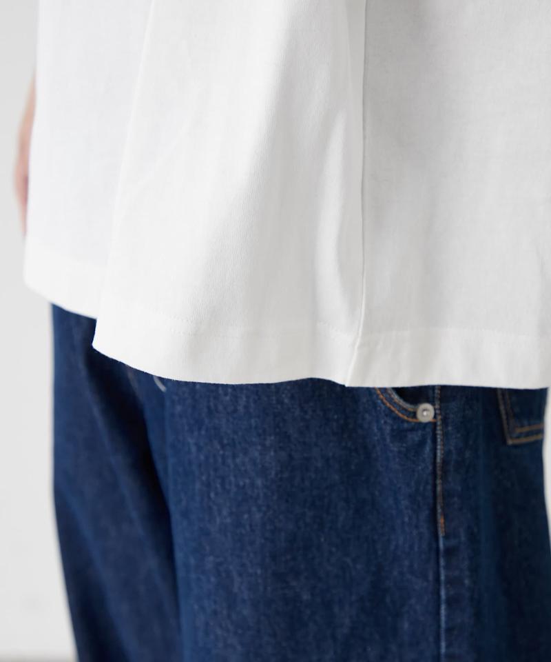 【DOGS】ユニセックスアニマル刺繍ロゴ半袖TEE