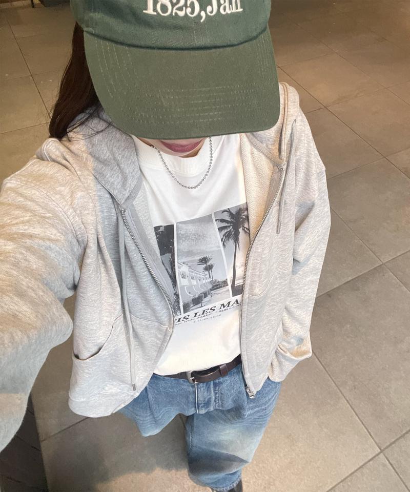 【ユニセックス】サマーフォトグラフィックTシャツ