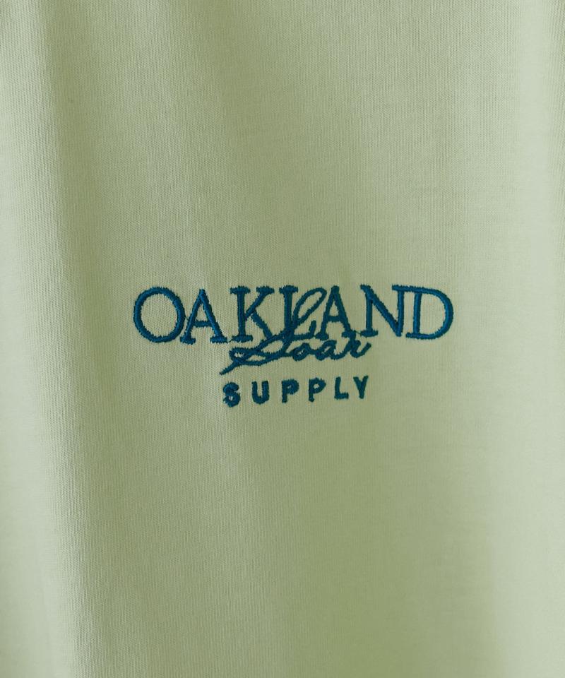 【ユニセックス】カラー刺繍ロゴTシャツ