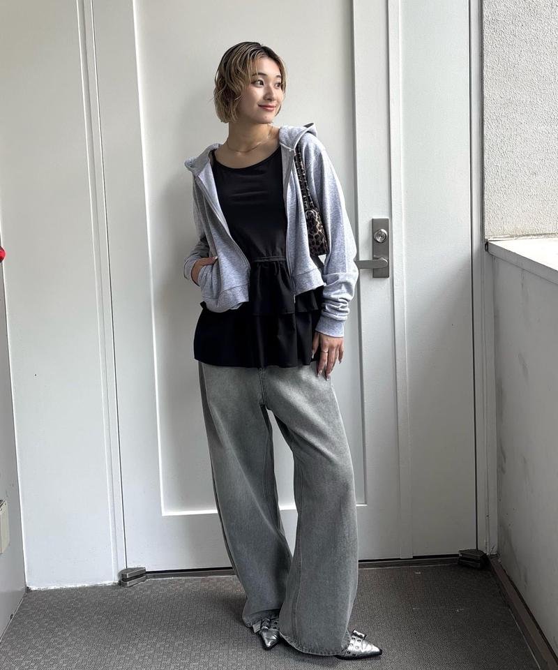 フリルヘムキャミ
