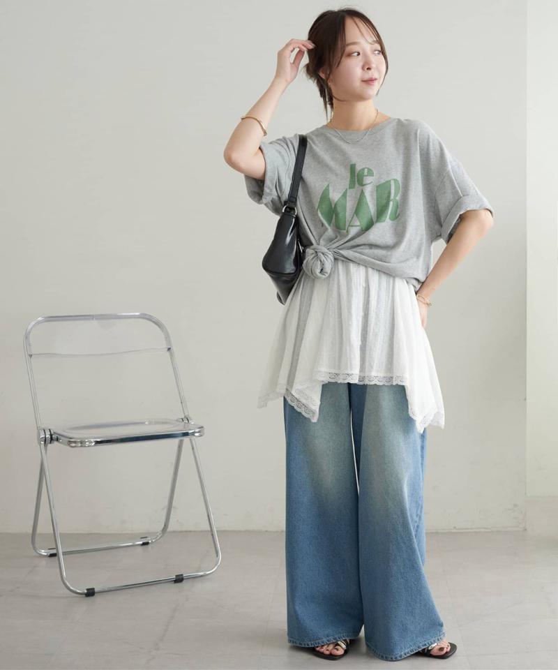 【今期の大本命◎】アシメヘムレースキャミチュニック≪腰回りカバー/Vネックでスッキリ≫